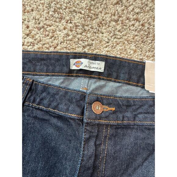 DICKIES Woman's Jeans/Pants size 12X32 (TALL), NWT Dark Blue Jeans; 100% Cotton - Picture 3 of 12